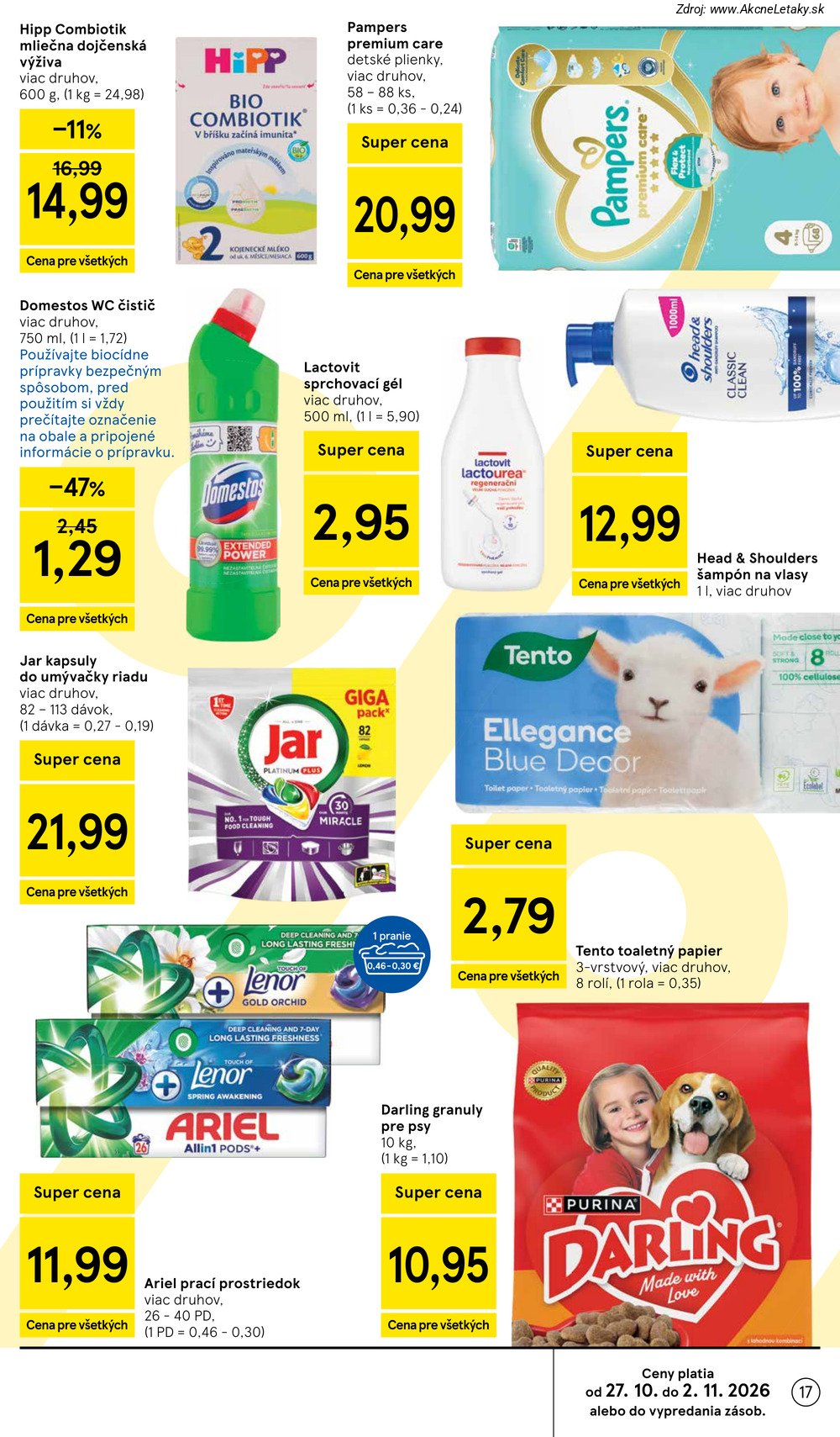 Leták Tesco (28. 10. - 3. 11. 2026) - strana 17 z 37