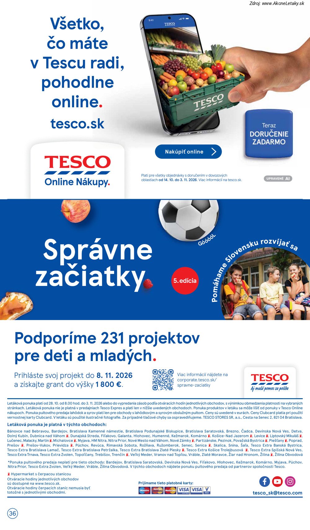 Leták Tesco - strana 36