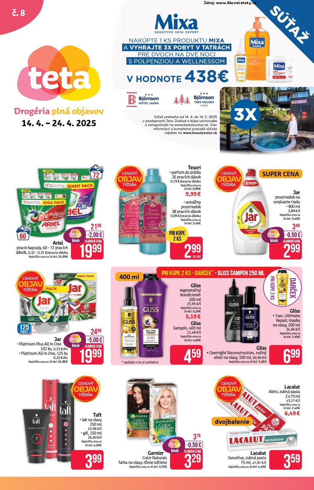 Leták TETA - strana 1