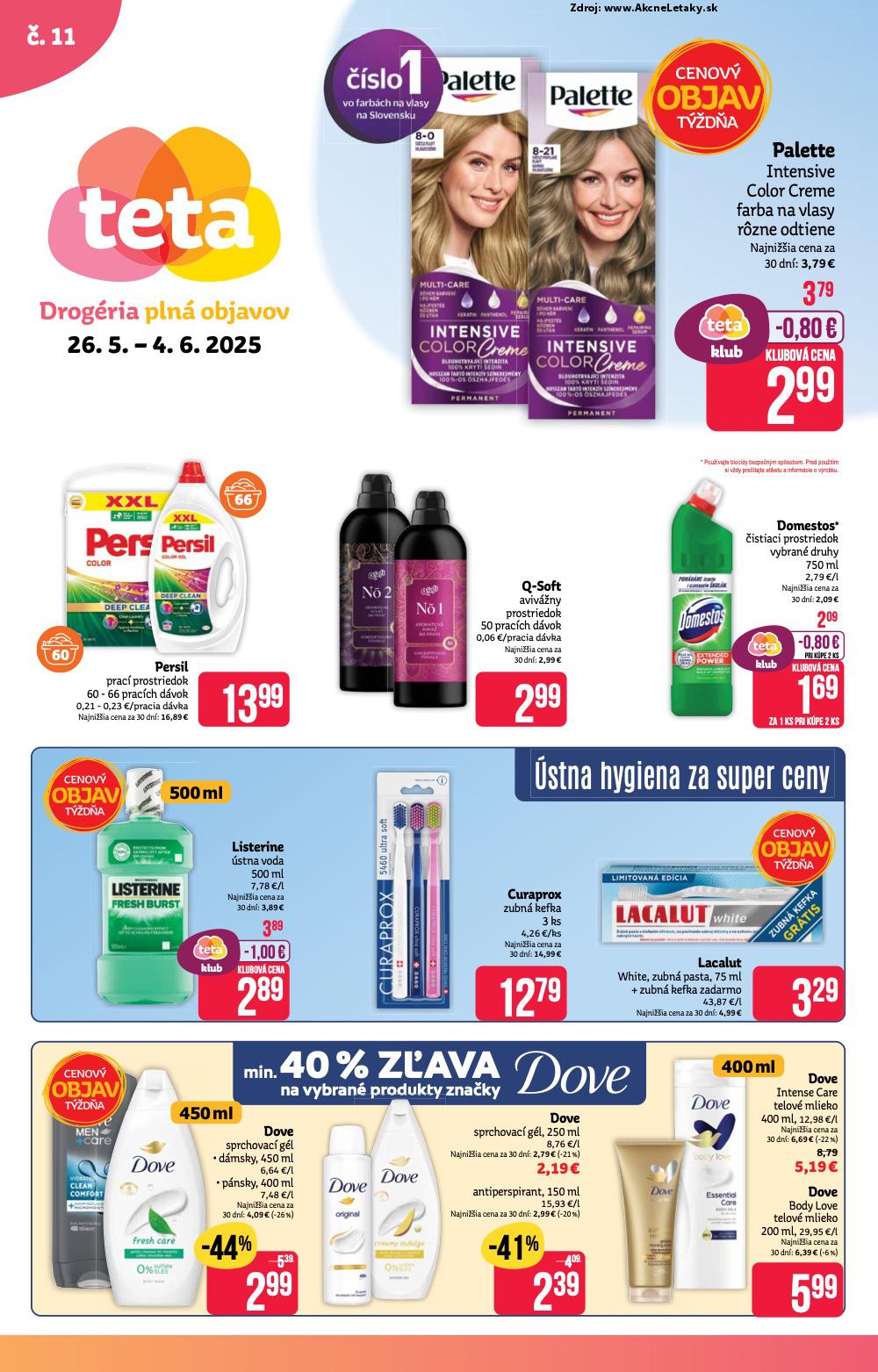 Leták TETA (26. 5. - 4. 6. 2025) - strana 1 z 16