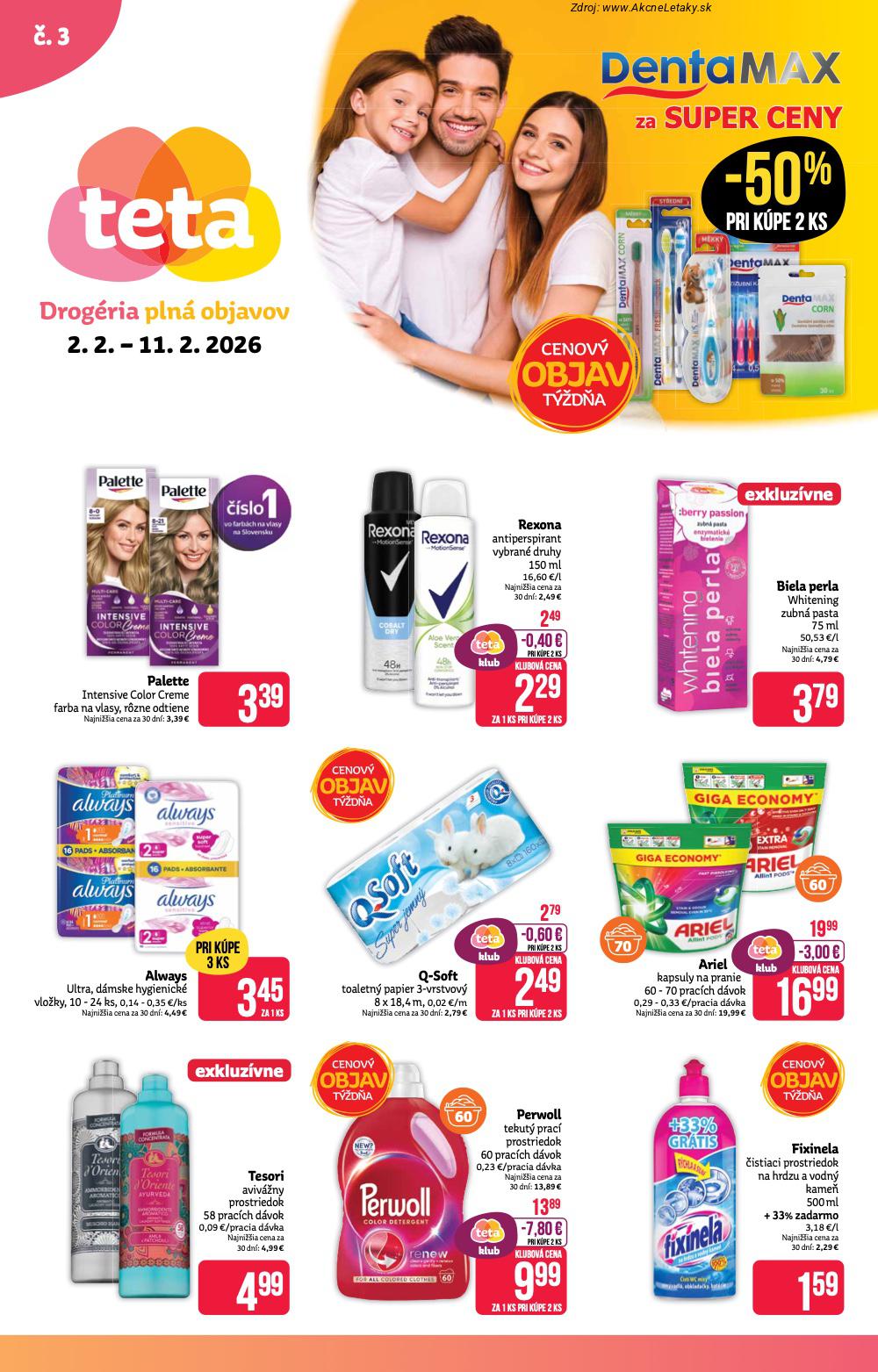 Leták TETA (2. 2. - 11. 2. 2026) - strana 1 z 16