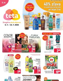 Leták TETA Drogerie