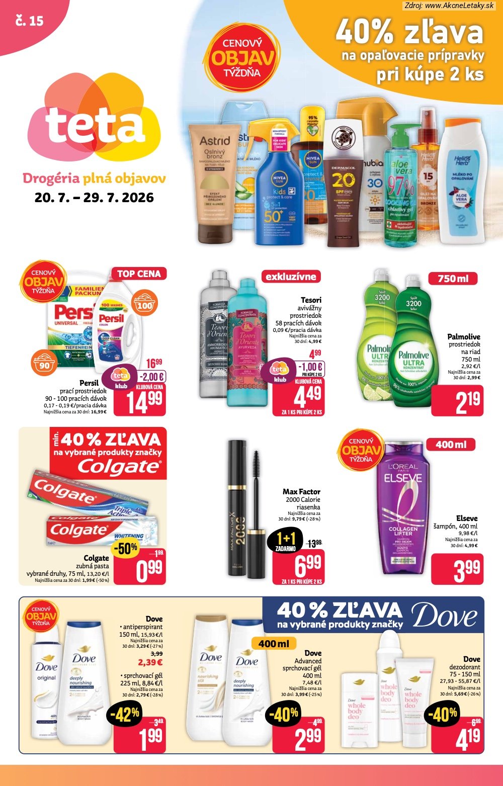 Strana 4 - leták TETA Drogerie (20. 7. - 29. 7. 2026)