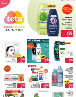 Leták TETA Drogerie od 3. 8.