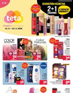 Leták TETA Drogerie