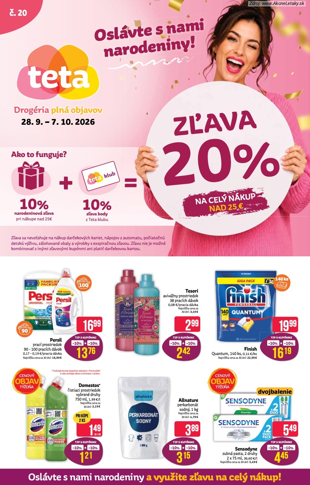 Leták TETA (28. 9. - 7. 10. 2026) - strana 1 z 16