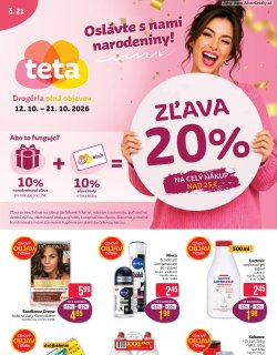 Leták TETA Drogerie