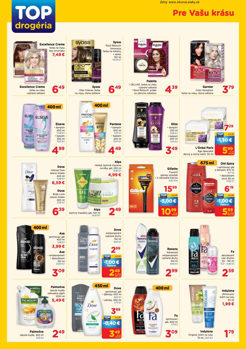 Leták TOP Drogéria (26. 1. - 4. 2. 2026) - strana 3 z 4
