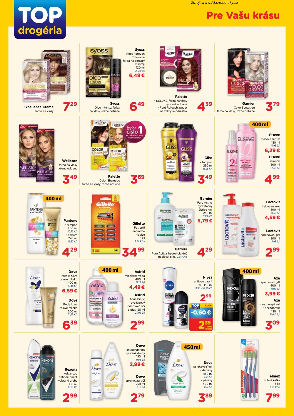 Leták TOP Drogéria (23. 2. - 4. 3. 2026) - strana 3 z 4