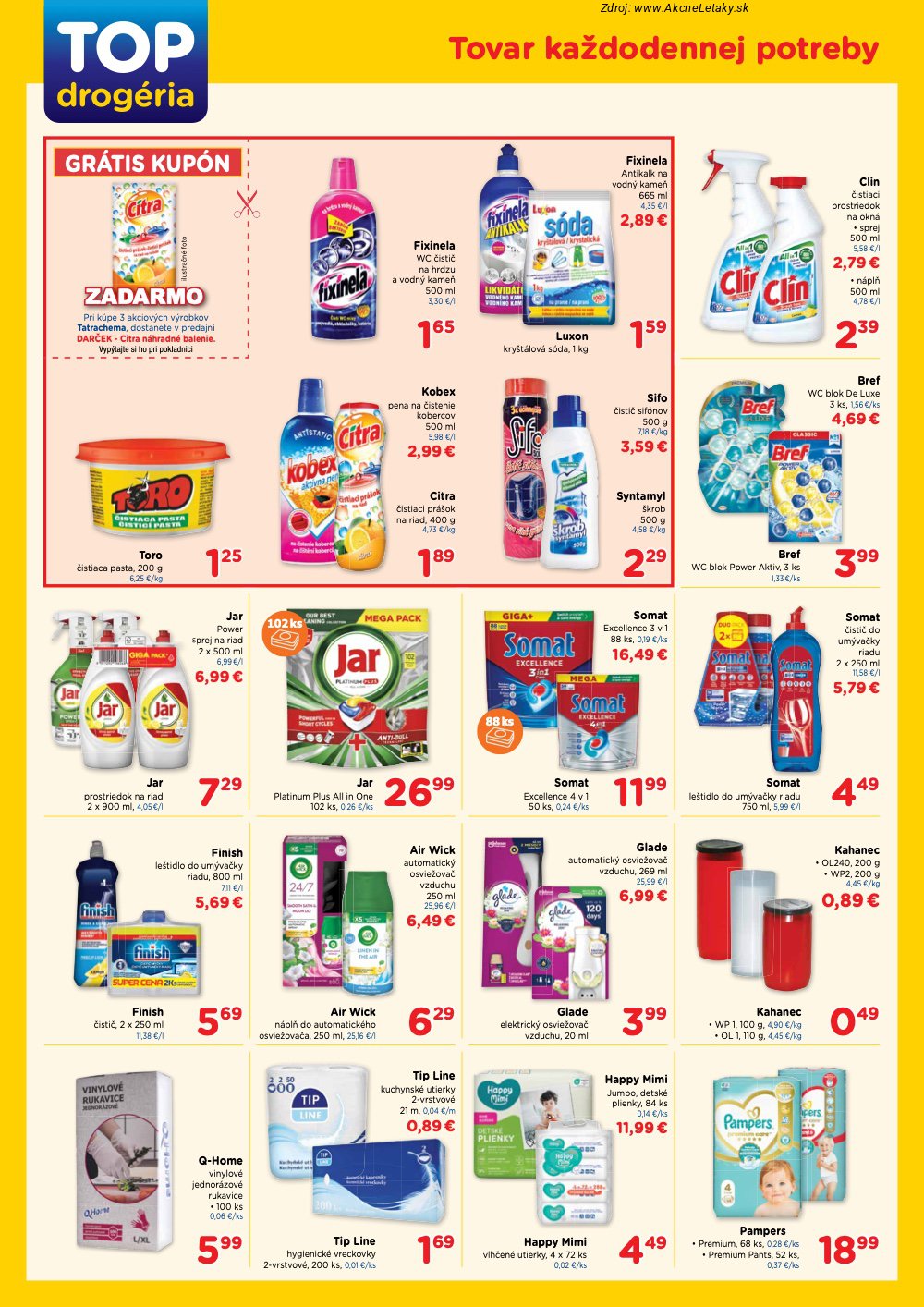 Leták TOP Drogéria (9. 3. - 18. 3. 2026) - strana 2 z 4