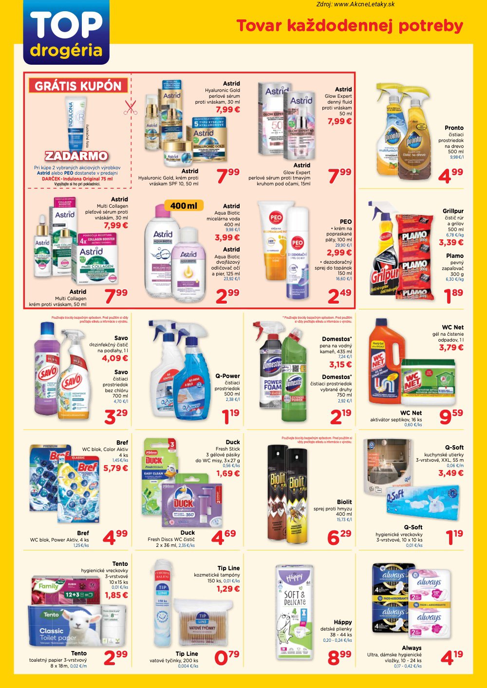Leták TOP Drogéria - strana 2