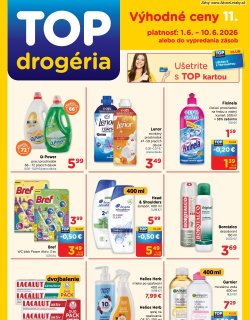 Leták TOP Drogéria