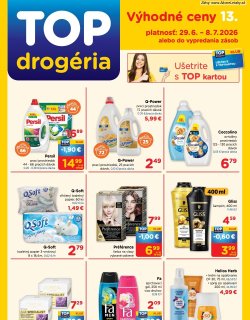 Leták TOP Drogéria