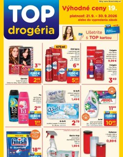 Leták TOP Drogéria