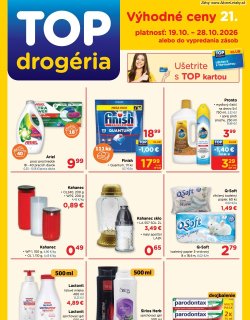 Leták TOP Drogéria