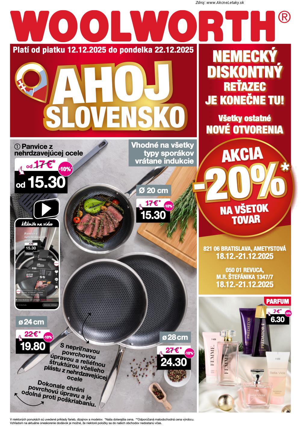 Leták Woolworth - strana 1