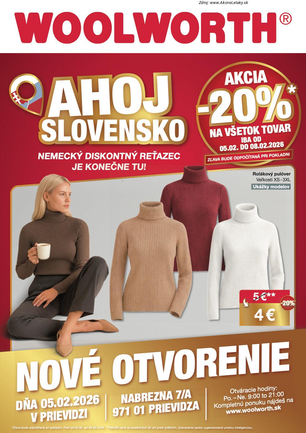 Leták Woolworth - strana 1