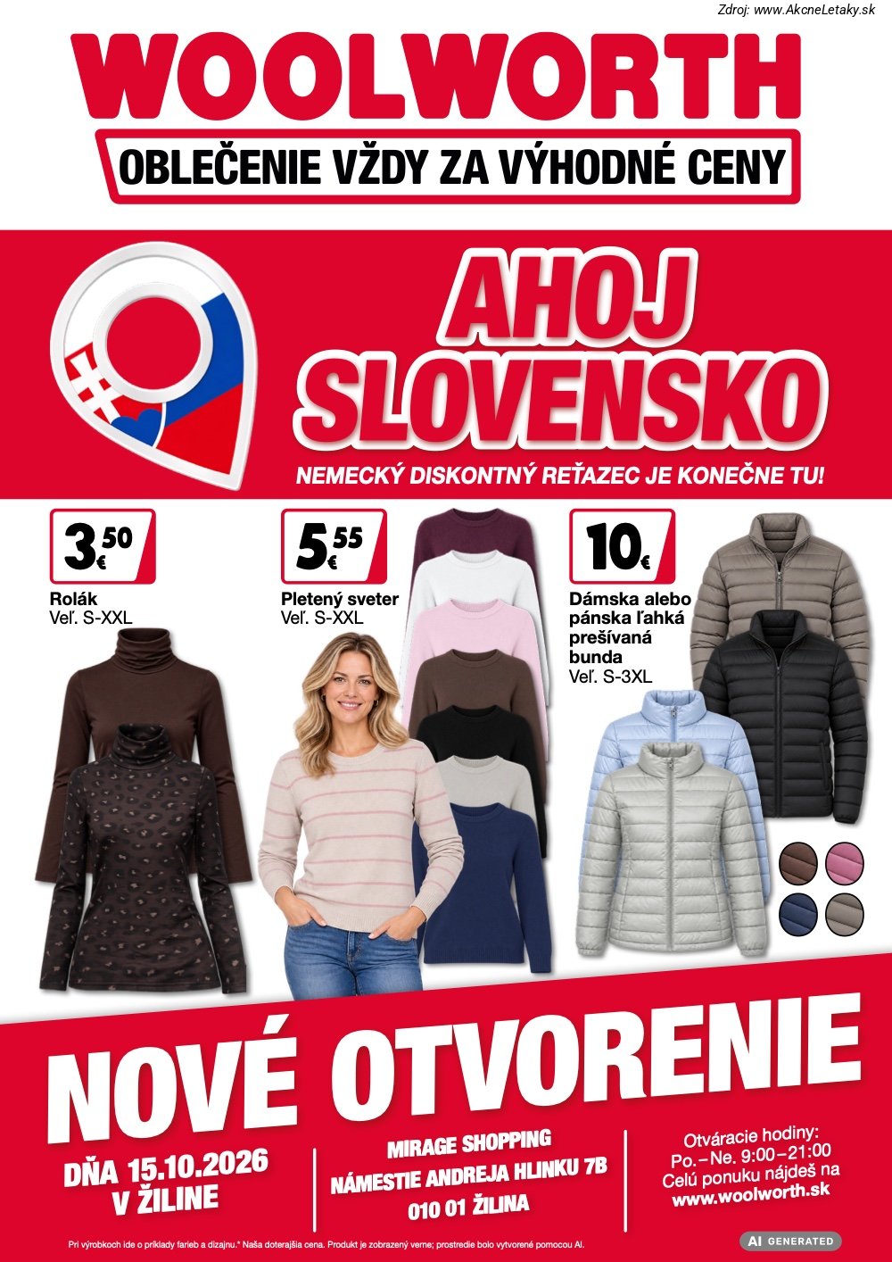 Leták Woolworth (9. 10. - 15. 10. 2026) - strana 1 z 12