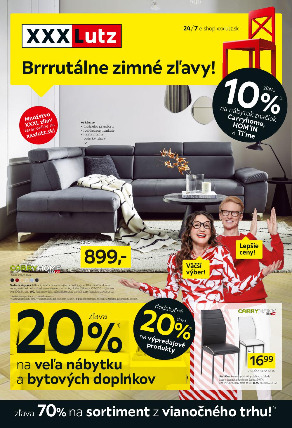 XXXLutz leták od 27.12. | AkčnéLetáky.sk
