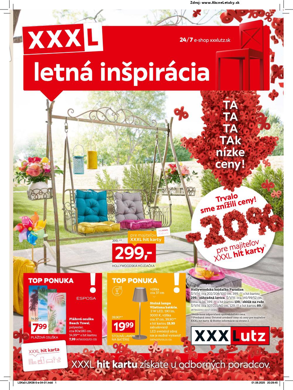 Leták XXXLutz - strana 1