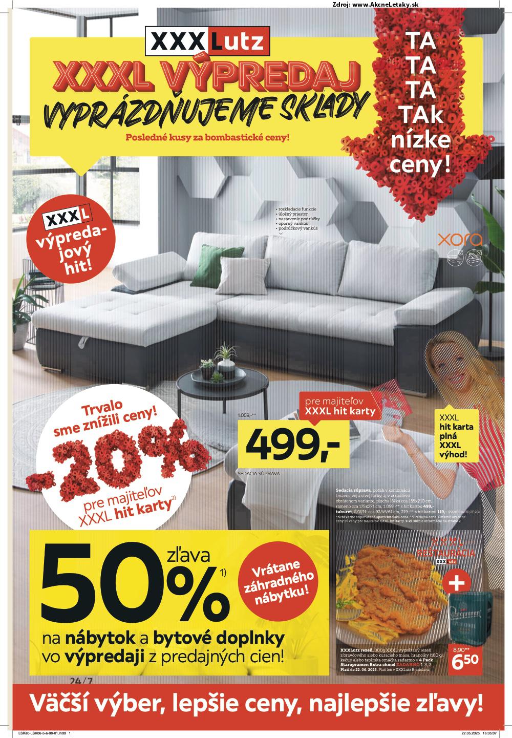 Leták XXXLutz - strana 1