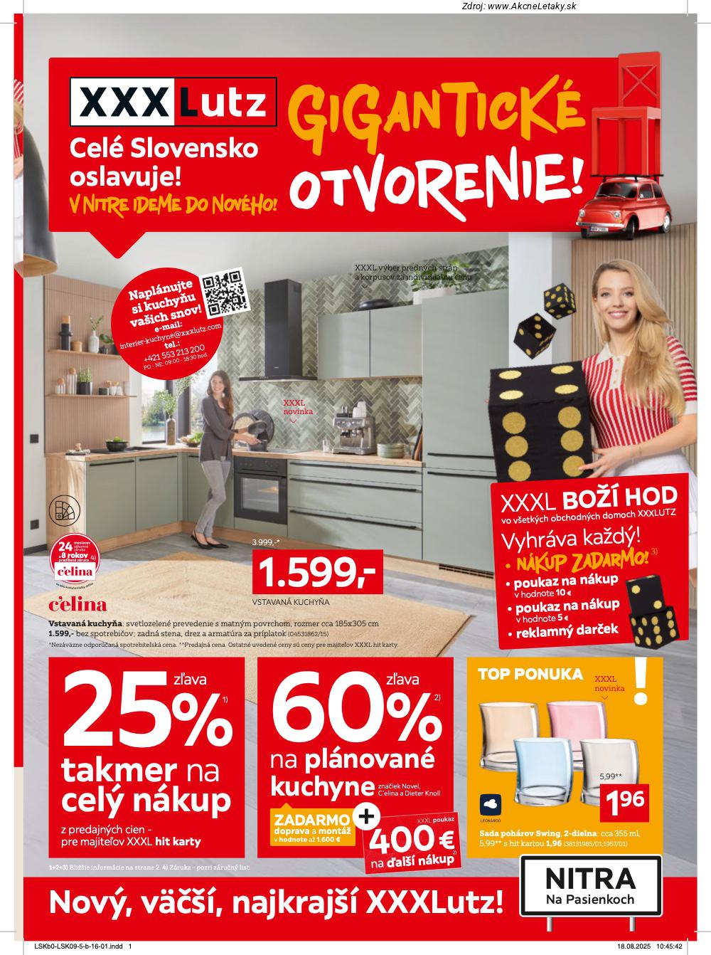 Leták XXXLutz - strana 1