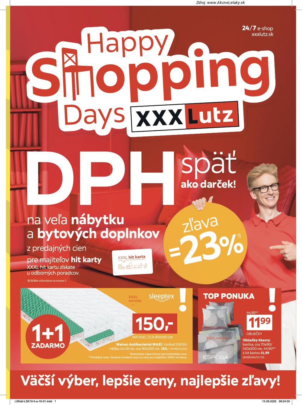 Leták XXXLutz - strana 1