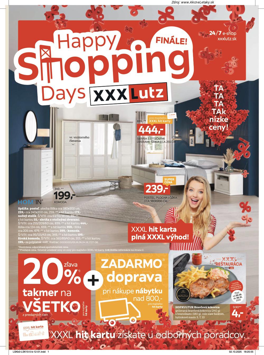 Leták XXXLutz - strana 1