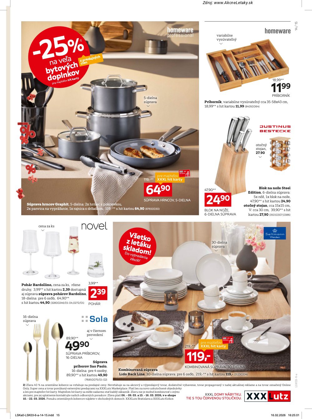 Leták XXXLutz (9. 3. - 22. 3. 2026) - strana 15 z 16