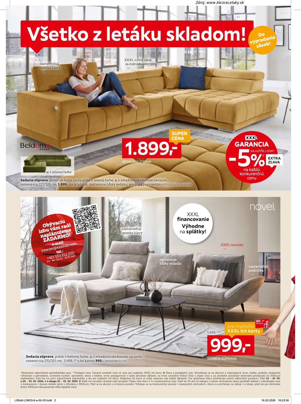 Leták XXXLutz (9. 3. - 22. 3. 2026) - strana 2 z 16