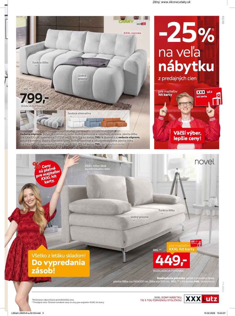 Leták XXXLutz (9. 3. - 22. 3. 2026) - strana 3 z 16