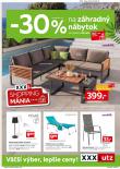Leták XXXLutz 6. 4. - 19. 4. 2026 Zľava 30 % na záhradný nábytok