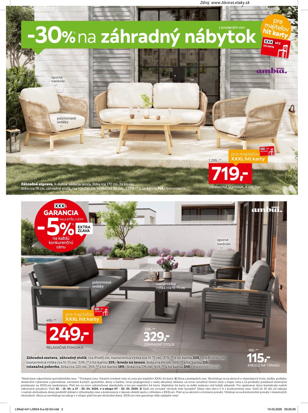 Leták XXXLutz (6. 4. - 19. 4. 2026) - strana 2 z 8