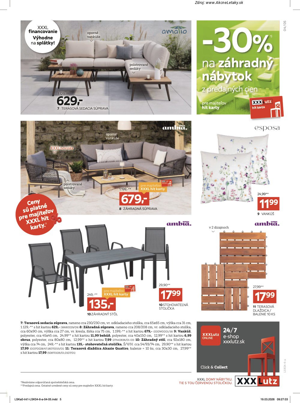 Leták XXXLutz (6. 4. - 19. 4. 2026) - strana 5 z 8