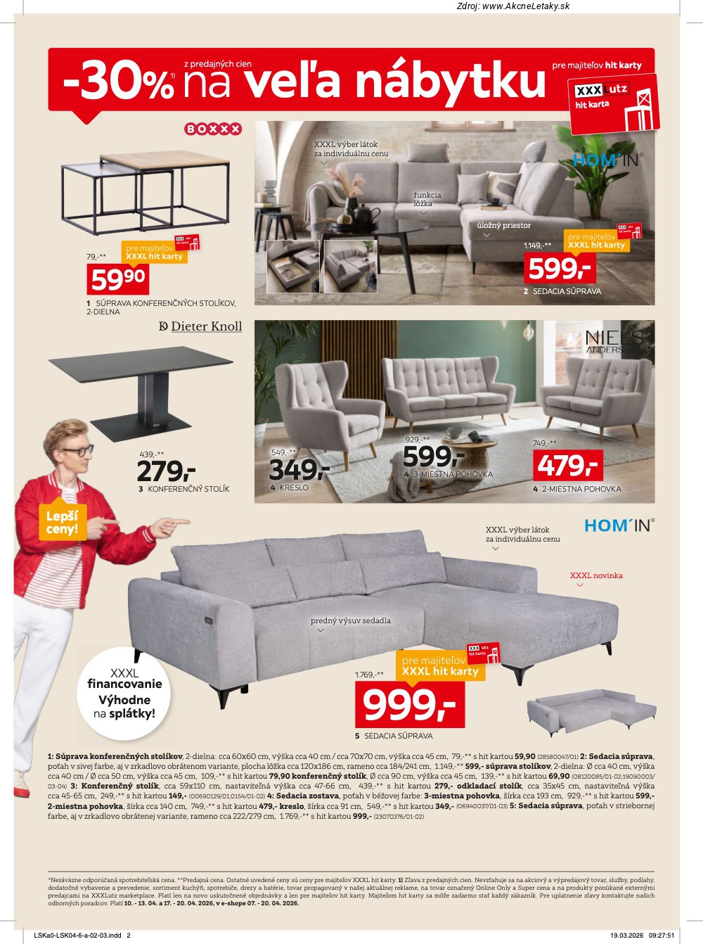 Leták XXXLutz (6. 4. - 19. 4. 2026) - strana 2 z 12
