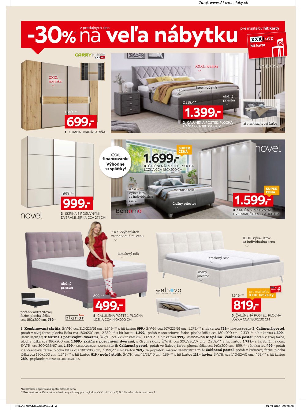 Leták XXXLutz (6. 4. - 19. 4. 2026) - strana 4 z 12