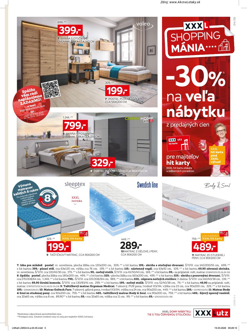 Leták XXXLutz (6. 4. - 19. 4. 2026) - strana 5 z 12