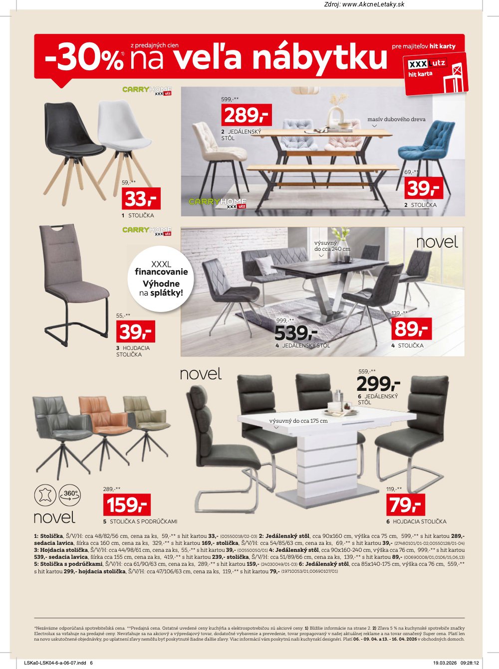 Leták XXXLutz (6. 4. - 19. 4. 2026) - strana 6 z 12