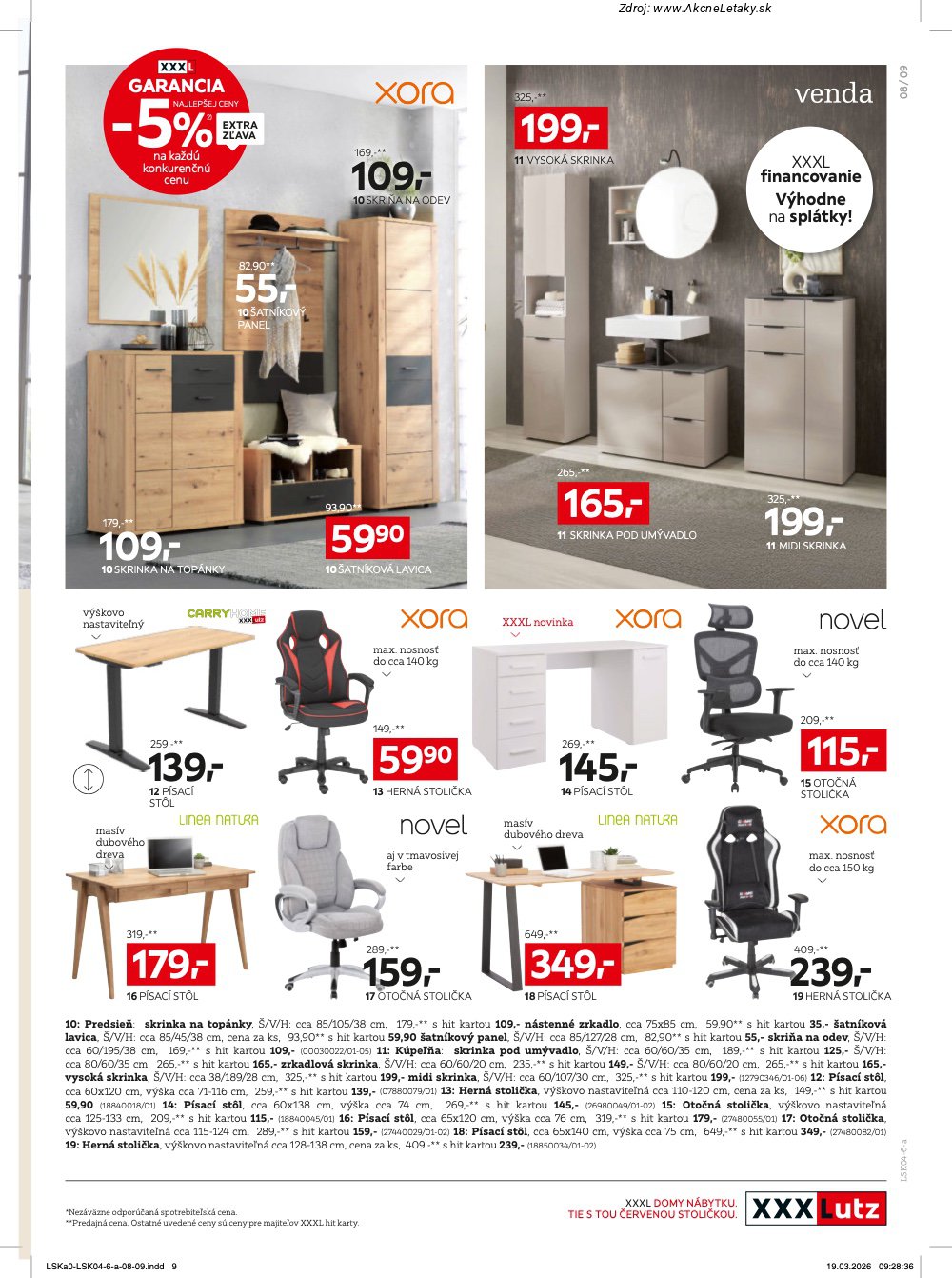 Leták XXXLutz (6. 4. - 19. 4. 2026) - strana 9 z 12