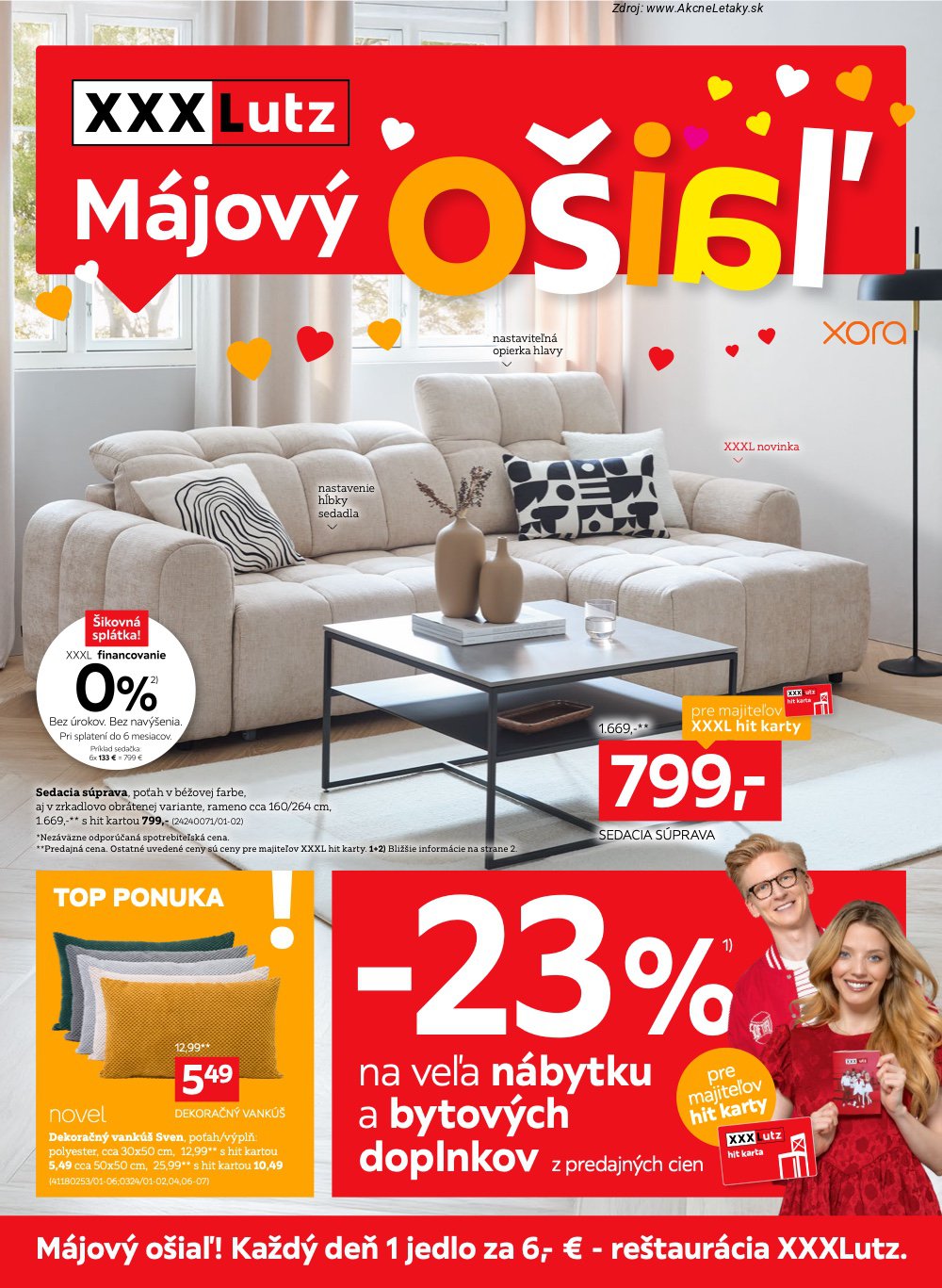 Leták XXXLutz (4. 5. - 17. 5. 2026) - strana 1 z 12