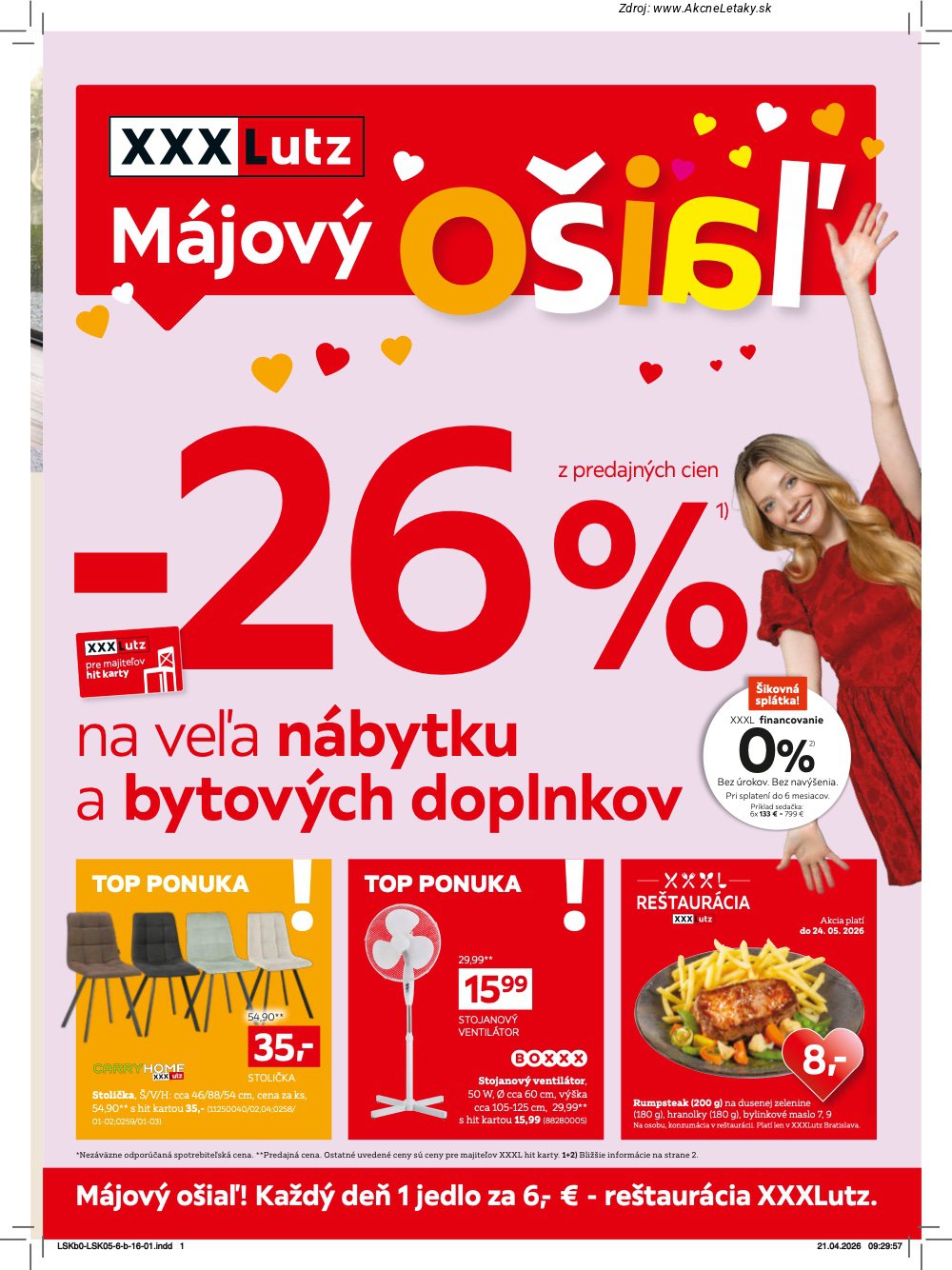 Leták XXXLutz (12. 5. - 24. 5. 2026) - strana 1 z 18
