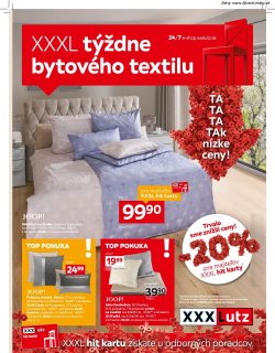 Leták XXXLutz 13. 7. - 9. 8. 2026 Týždne bytového bývania