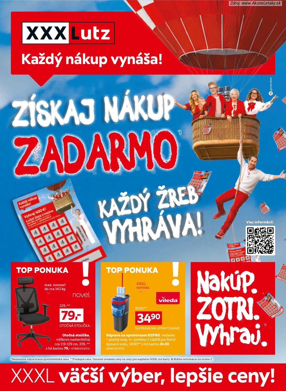 Leták XXXLutz (3. 8. - 16. 8. 2026) - strana 1 z 12