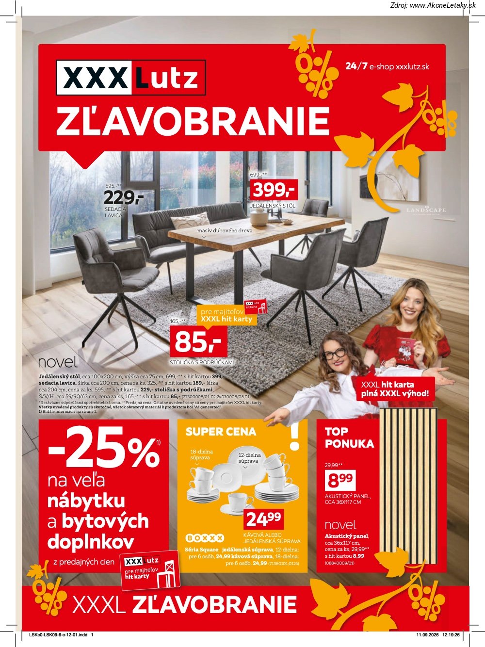 Strana 1 - leták XXXLutz (28. 9. - 11. 10. 2026)