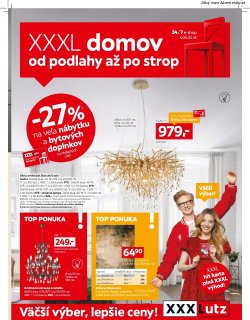 Leták XXXLutz 5. 10. - 1. 11. 2026 XXXL výber osvetlenia a podláh
