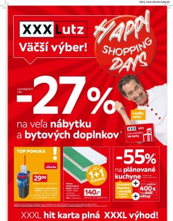 Leták XXXLutz 12. 10. - 25. 10. 2026 Zľava 27 % takmer na všetko